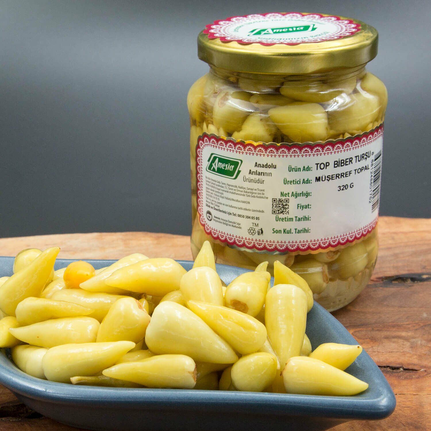 TOP BİBER TURŞUSU 320 G.