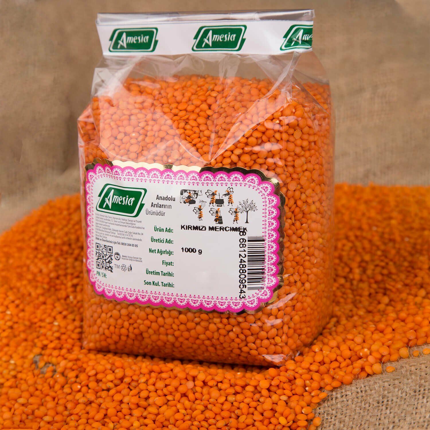 KIRMIZI MERCİMEK 1000 G.