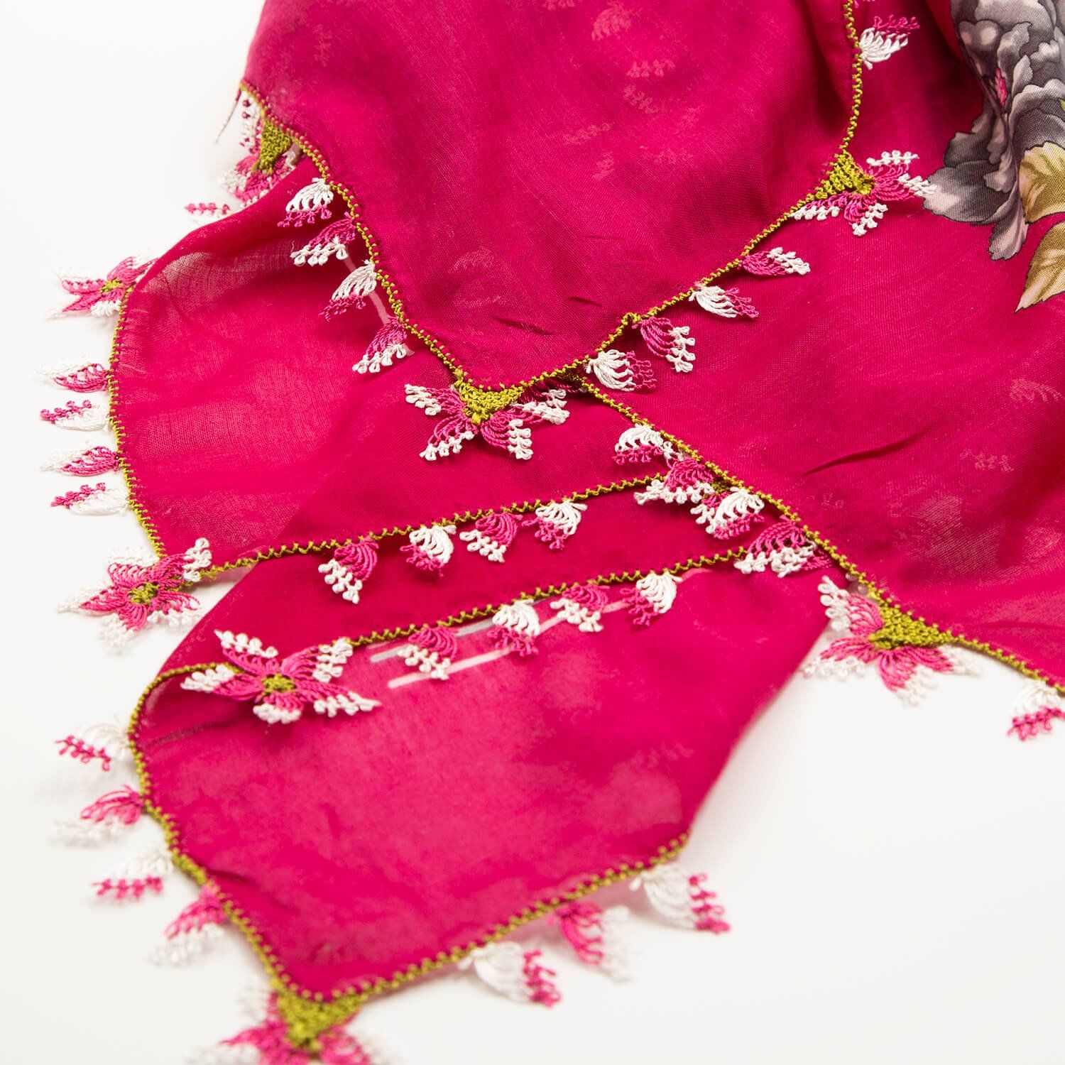 FUŞYA ÇİÇEK İĞNE OYALI YEMENİ