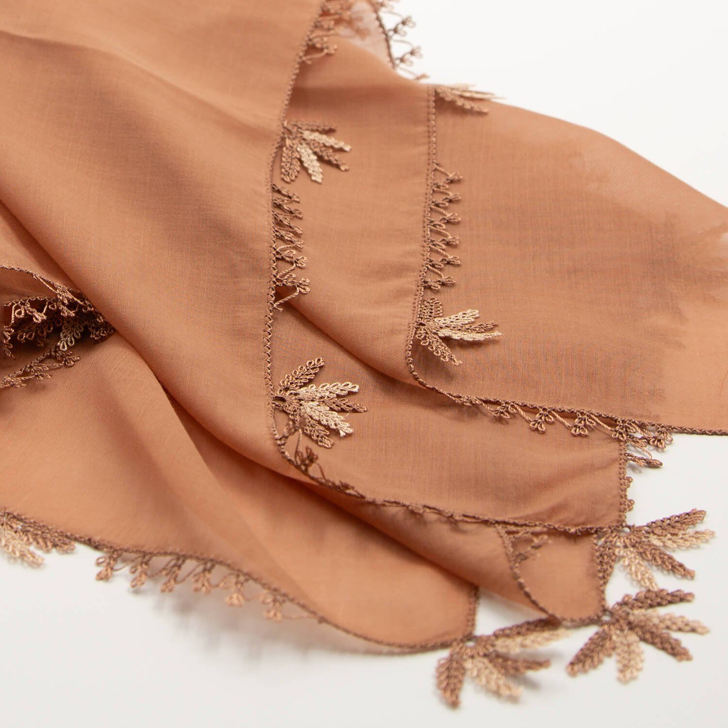 SOĞAN KABUĞU RENGİ İĞNE OYALI YEMENİ