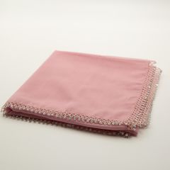 PEMBE BONCUKLU İĞNE OYALI YEMENİ