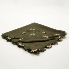 KOYU YEŞİL İĞNE OYALI YEMENİ