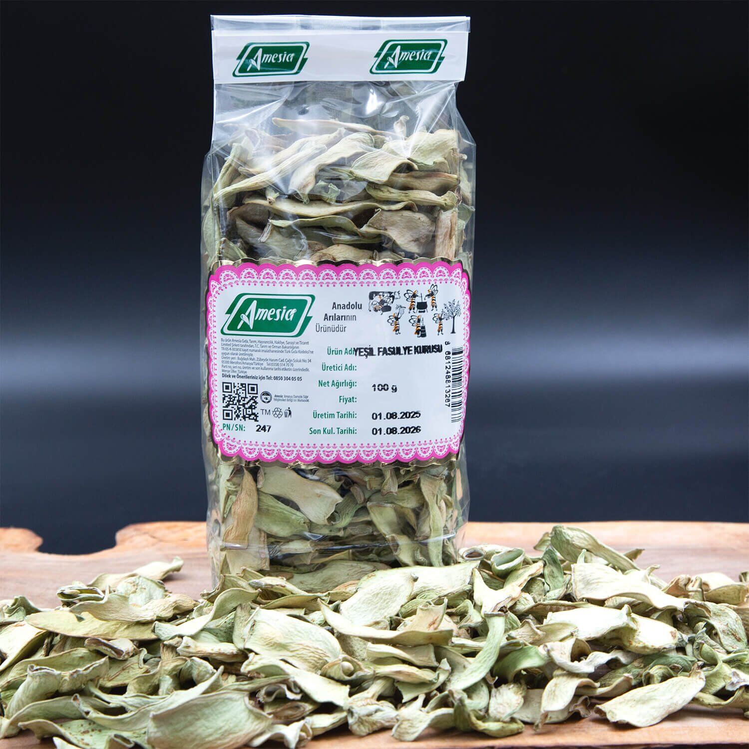 YEŞİL FASULYE KURUSU 100 G.