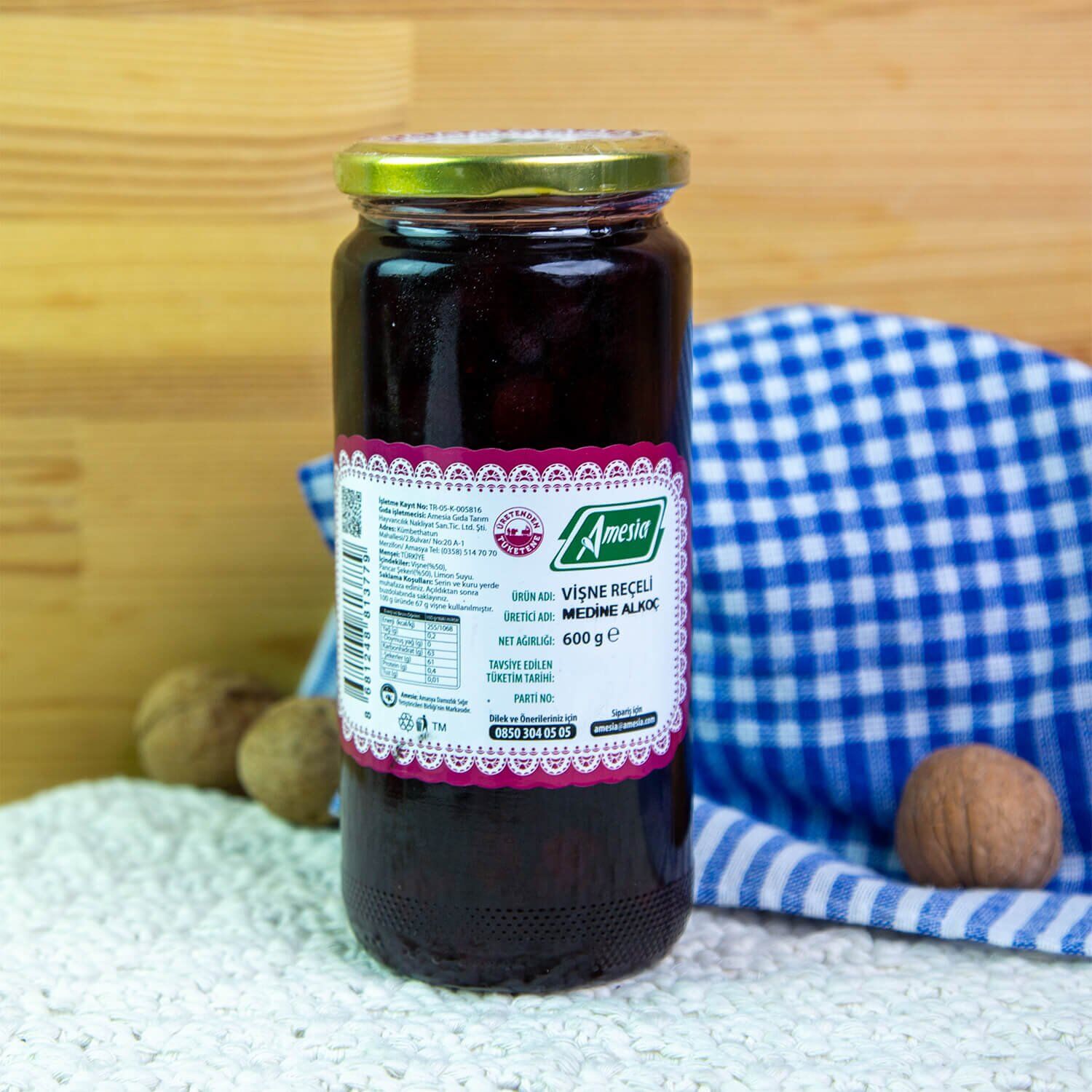 VİŞNE REÇELİ 600 G.