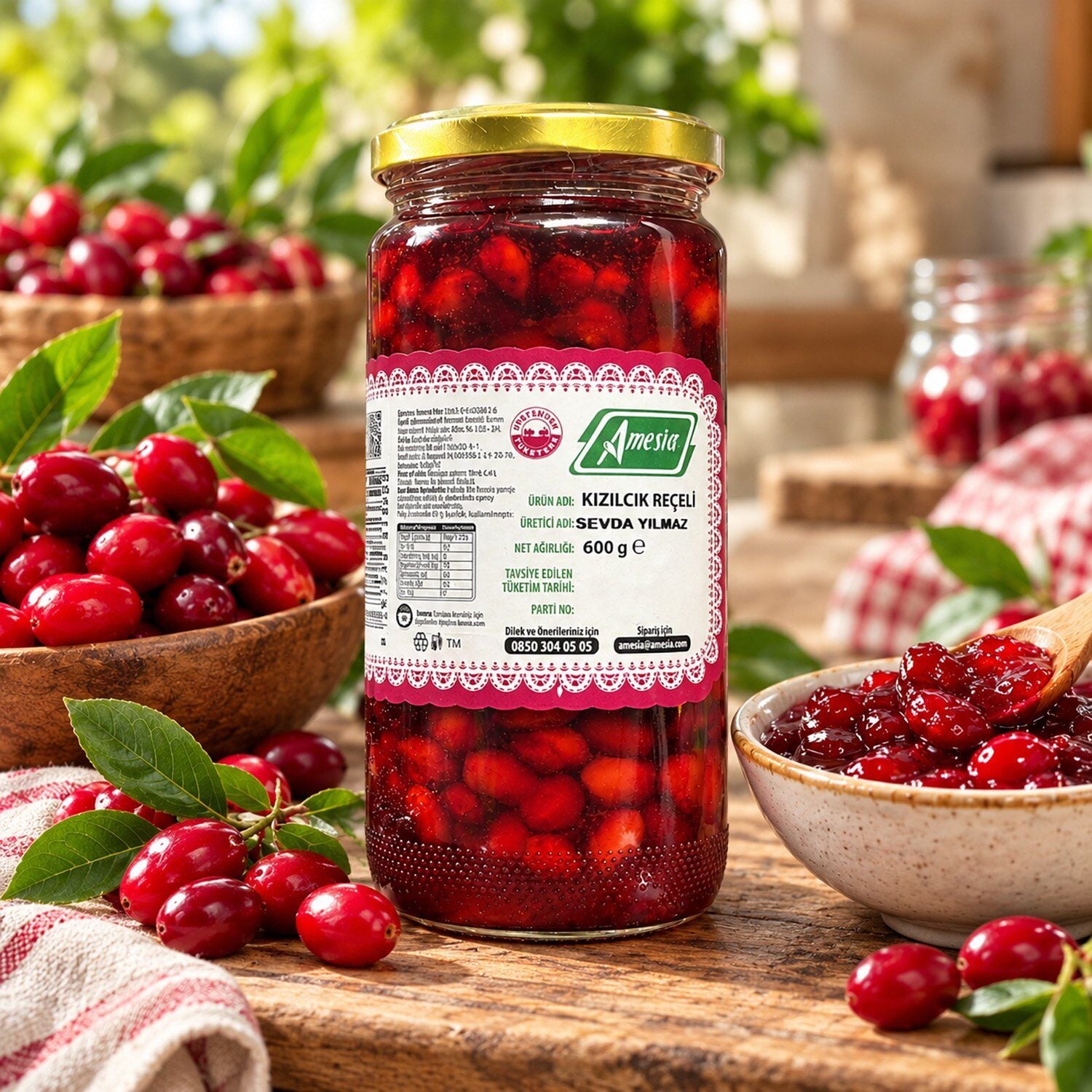 KIZILCIK REÇELİ 600 G.