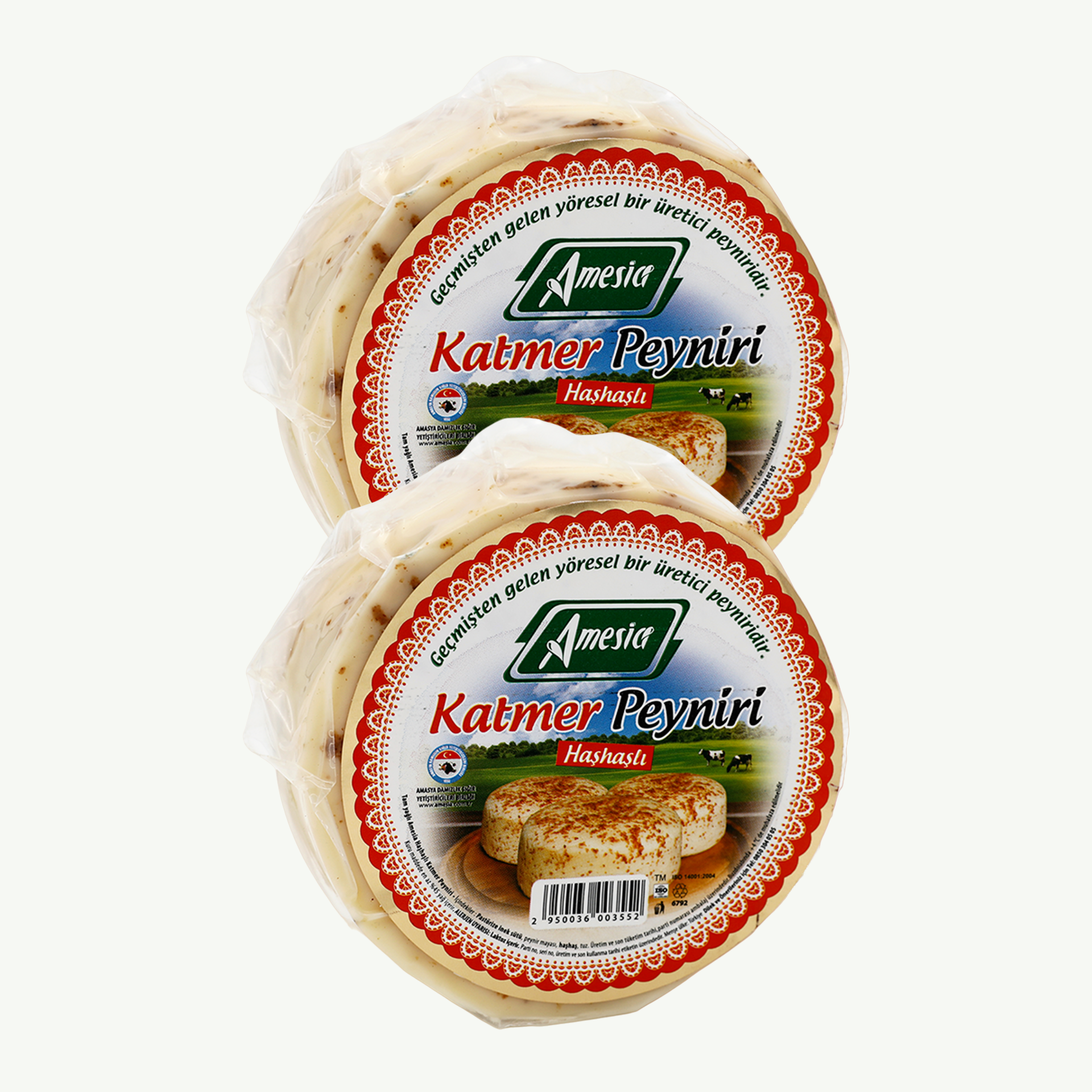Haşhaşlı Katmer Peyniri 400 g. 2 adet